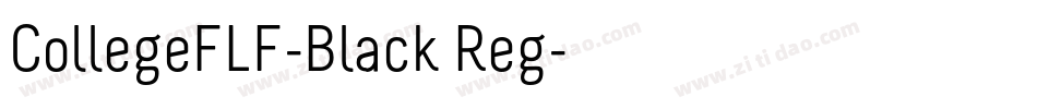 CollegeFLF-Black Reg字体转换